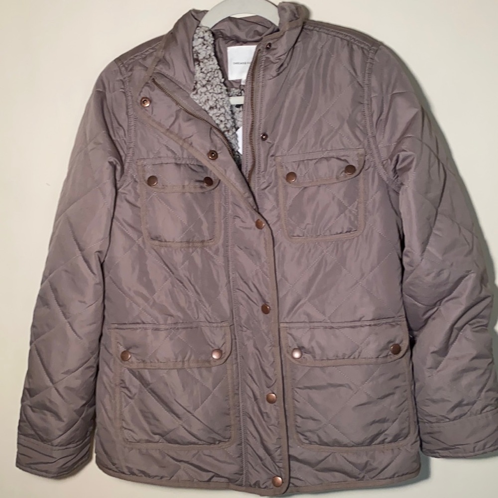 NWT Thread and Supply Quilted Fleece Lined Jacket